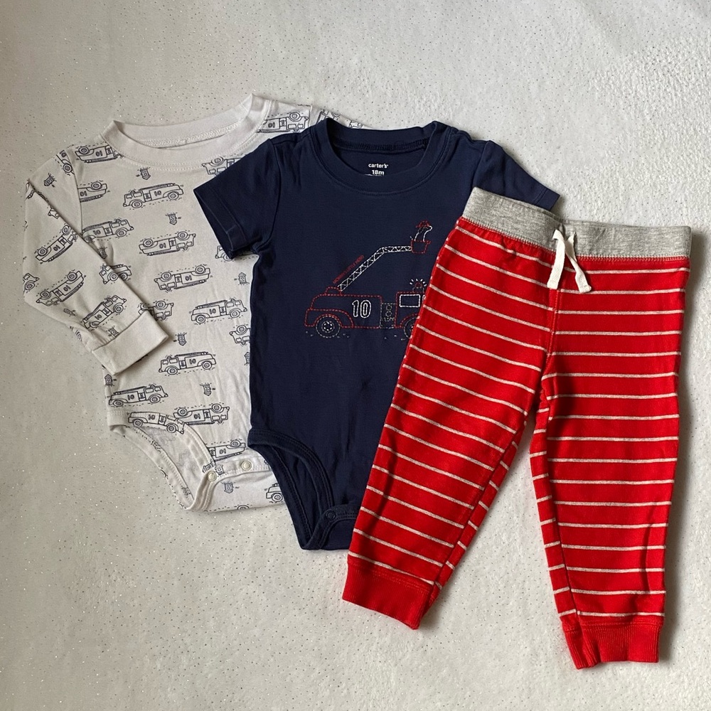 Carter’s Bodysuits and Pant 3-Piece Set 18 months